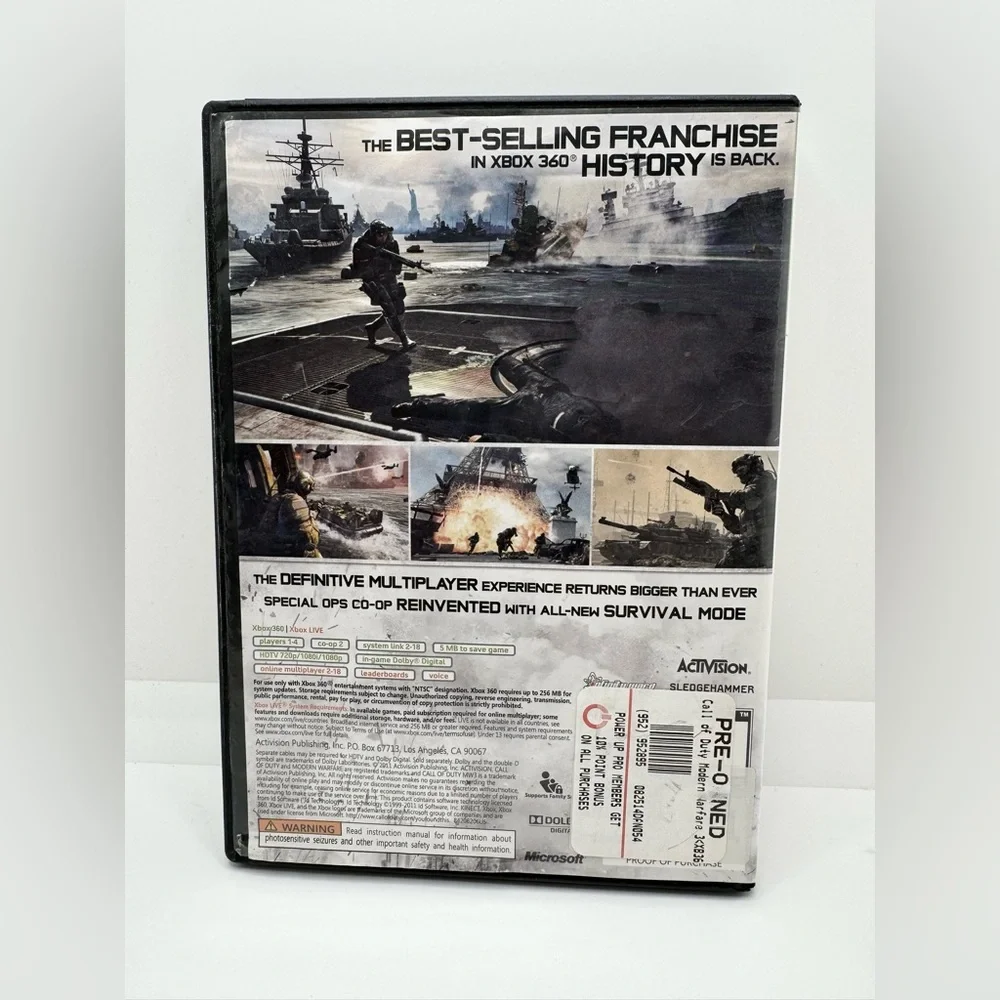 XBOX 360 l Call of Duty Modern Warfare‎ 3 l Need For Speed Shift